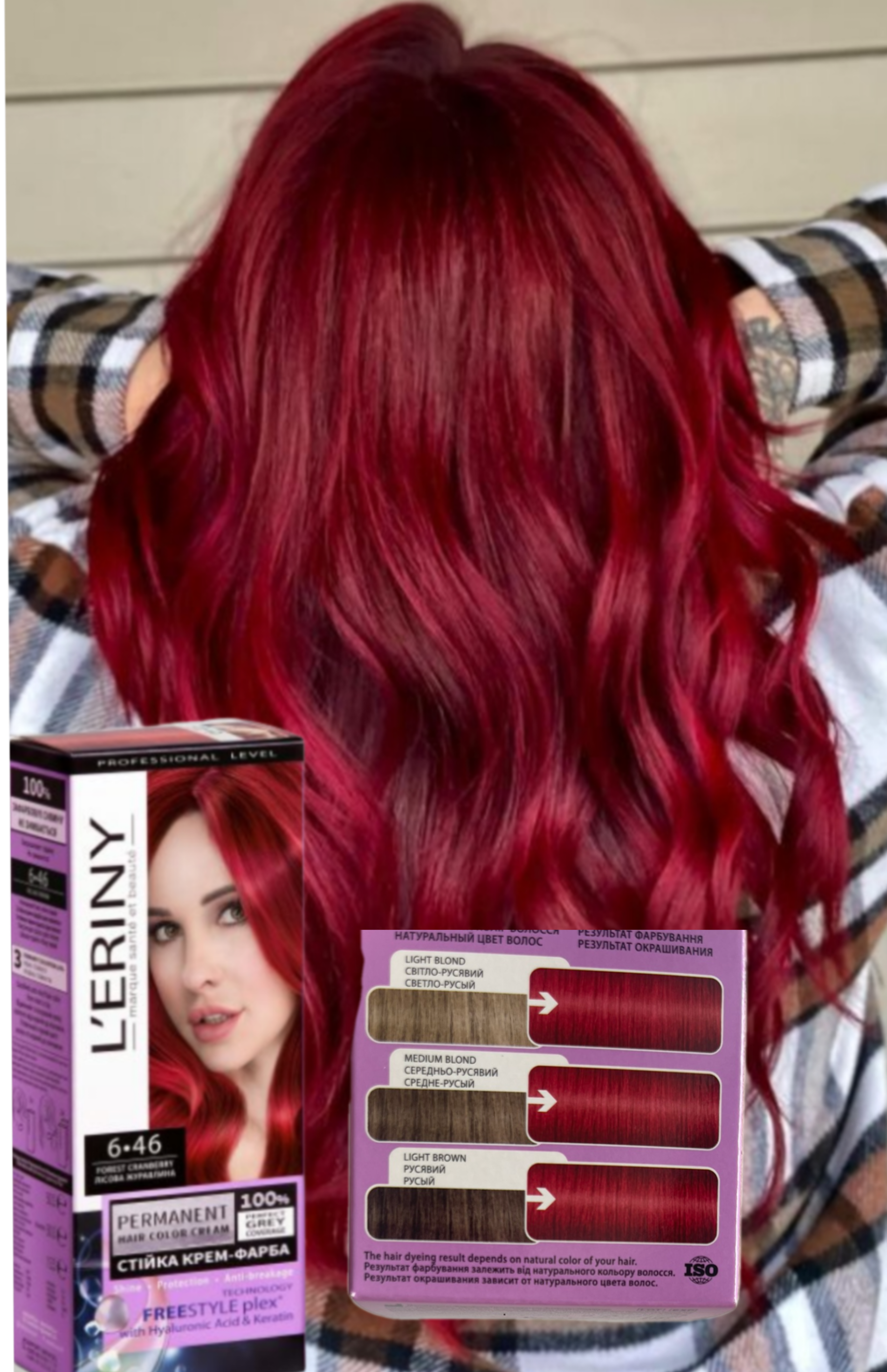 L'ERINY 6.46 FOREST CRANBERRY permanentná farba na vlasy